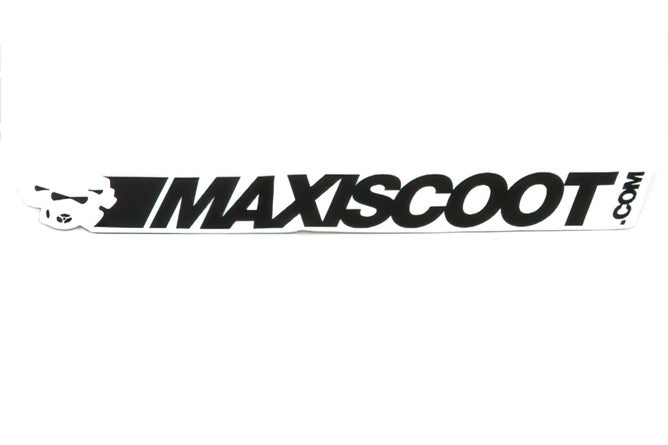 Sticker Maxiscoot 120x14mm black/white