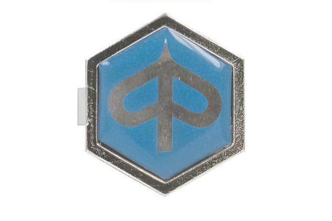 Badge Piaggio chrome
