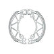 Brake Shoes RMS 140x25mm, Piaggio 125-200cc 4-stroke