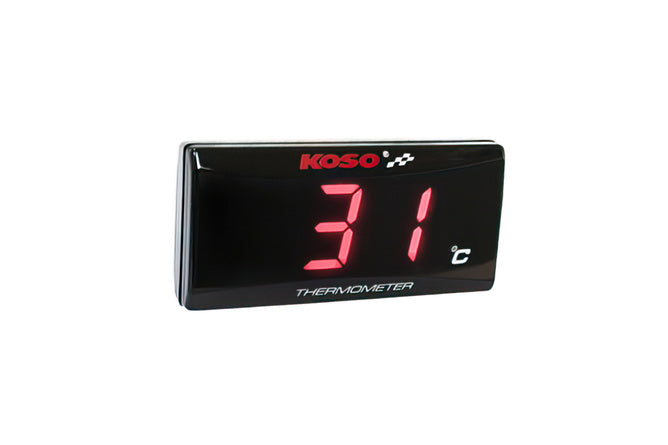 Thermometer Koso Super Slim LED Red