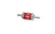 Fuel Filter 6mm chrome/red