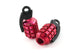 Valve Caps STR8 Grenade red
