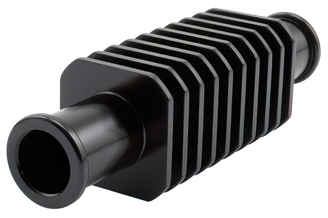 Flow Cooler square aluminium black