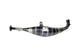 Exhaust straight pipe KRM 90 - 100 Minarelli horizontal