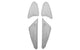 Indicator Lens Set (x4) white Peugeot Buxy / Zenith / Speedake