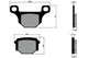 Brake Pads Polini Original Rieju MRT