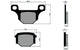 Brake Pads Polini Original Rieju MRT
