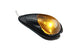 Indicators / Lamps glue-on drop-shaped carbon / tinted