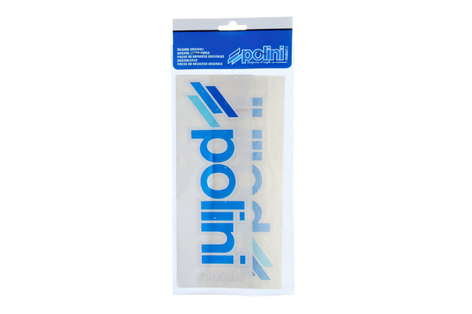Stickers (x2) Polini 23x8cm white / blue