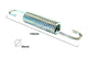 Spring main stand 134mm Peugeot Kisbee / Vivacity 3