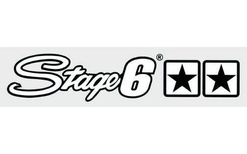 Sticker Stage6 logo 25x4.5cm white