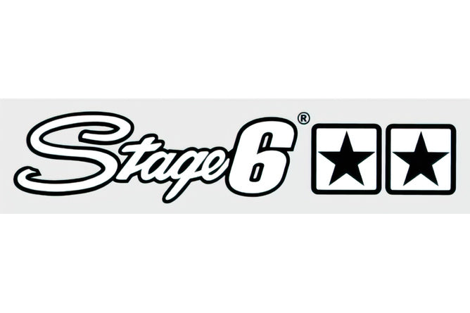 Sticker Stage6 logo 25x4.5cm white