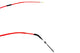 Brake Cable rear Teflon® Doppler red Yamaha BW's after 2004