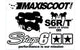 Maxiscoot stickers 140x100mm