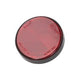 Reflector round red screw-on d.55mm