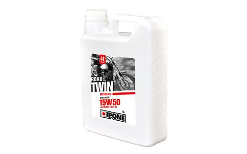 4-Stroke Engine Oil 15W50 Ipone Road Twin semi-synthetic 4L