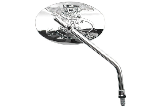 Mirror left Vparts / right universal / Motorrad / chrome