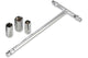 Socket Wrench T-handle 3 sockets