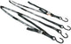 Tension Straps extra strong 213cm black