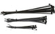 Cabe Ties 10cm / 15cm / 20cm black (x30)