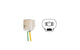 Bulb Socket Flösser 12V HB4 - with cable