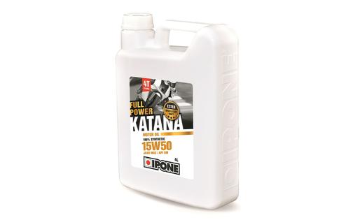 4-Stroke Oil 15W50 Ipone Full Power Katana 100% synthetic 4L