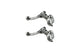 Decompression / Choke Levers x2 chrome-plated metal