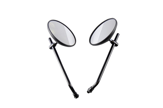 Mirrors left + right Cafe Racer d.10mm black