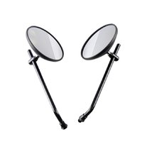 Mirrors left + right Cafe Racer d.10mm black