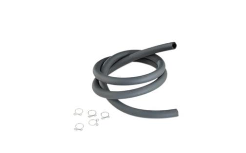 Fuel Hose w/ 5 clips d.8x13mm - 1M black