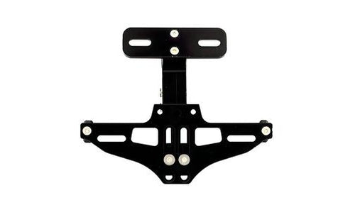 License Plate Holder CNC swivel aluminium black