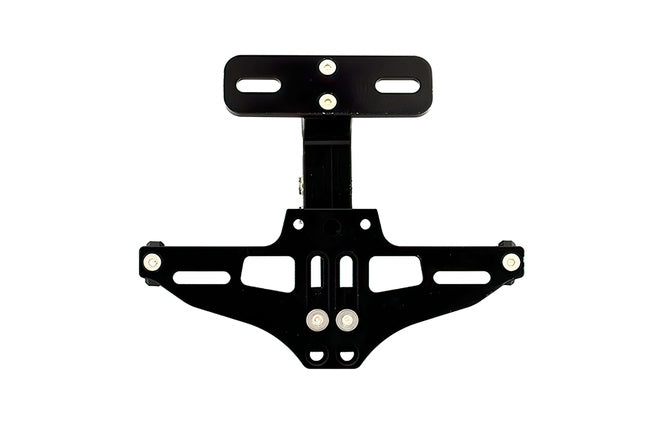 License Plate Holder CNC swivel aluminium black