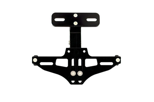 License Plate Holder CNC swivel aluminium black