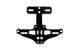 License Plate Holder CNC swivel aluminium black