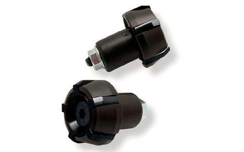 Handlebar Ends anti-vibration d.18mm Harlem black / black