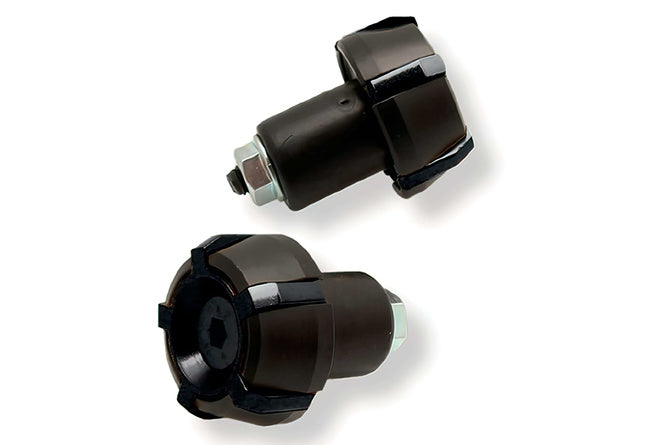 Handlebar Ends anti-vibration d.18mm Harlem black / black