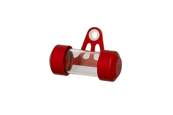 Tax Disc Holder red (tube) - 70mm