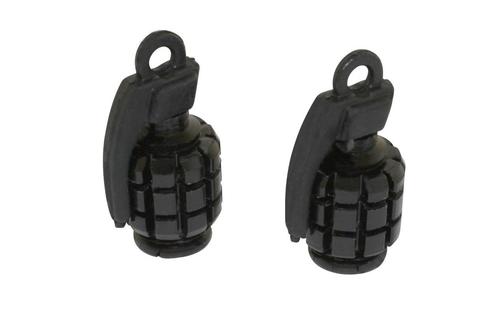 Valve Caps Grenade black