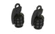 Valve Caps Grenade black