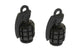 Valve Caps Grenade black