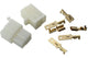 Connector M/F - 6,3mm - 3-pin