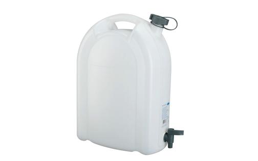Jerrican / Water Canister Pressol with cap and tap white 20L
