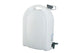 Jerrican / Water Canister Pressol with cap and tap white 20L
