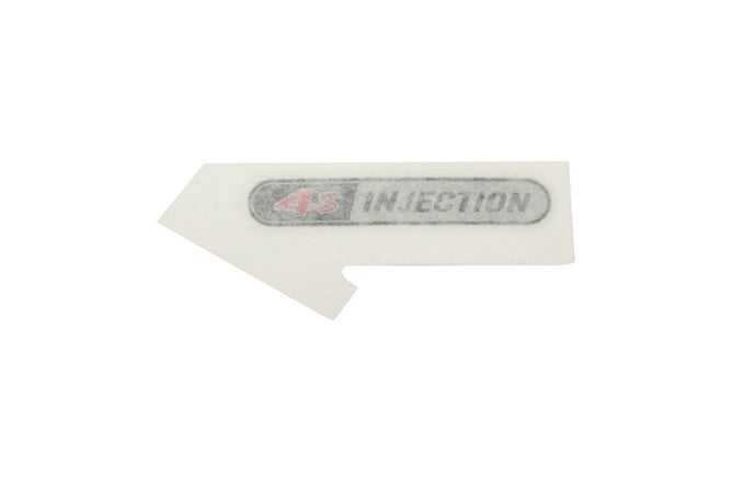 Sticker "4S Injection" Piaggio Zip 4-stroke