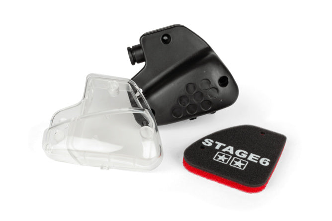 Air Box transparent + Stage6 Air Filter Peugeot verticale