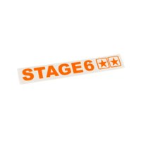 Sticker plotted Stage6 110x33mm orange