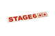 Sticker plotted Stage6 110x33mm red