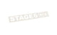 Sticker plotted Stage6 110x33mm white