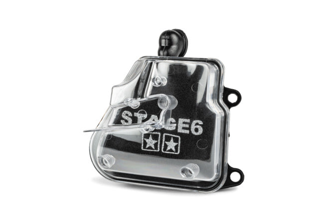 Air Box transparent + Stage6 Air Filter Minarelli horizontal