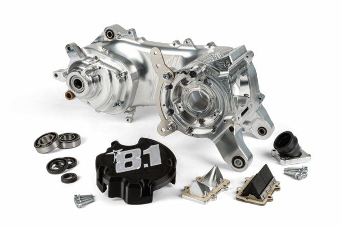 Crankcase CNC Ottopuntouno Fireblade 100cc Piaggio 10" wheel